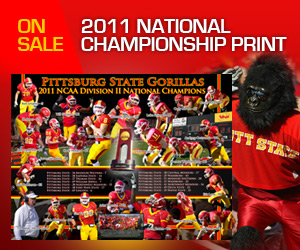 Pittsburg State (KS) TAG (BLK/REF SUPER GORILLA TAG (41012